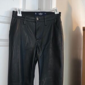Leather pants- straight leg